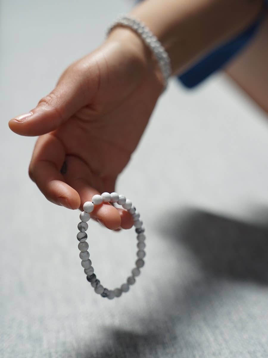 Earth Bracelet - White Howlite