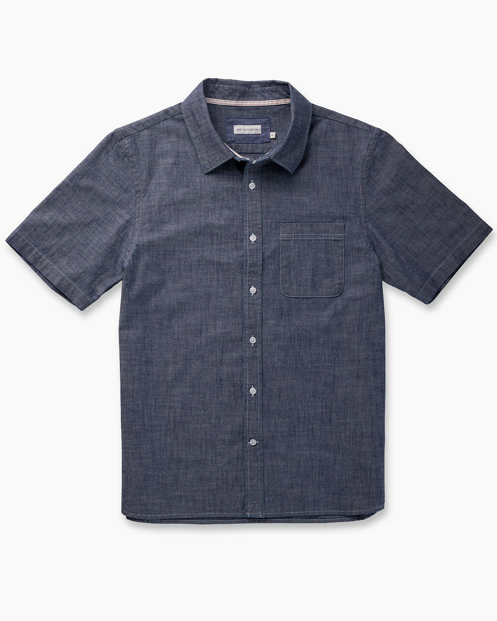 S/S Tailored Shirt Surplus Chambray 6oz - Indigo Rinse
