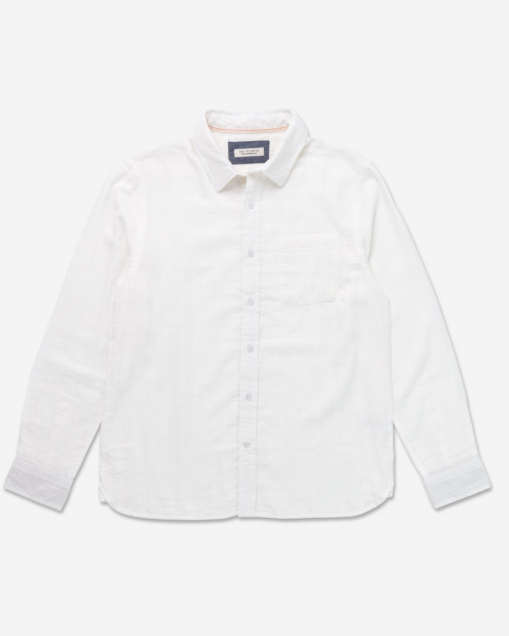 Double Gauze - Long Sleeve Tailored - Chalk