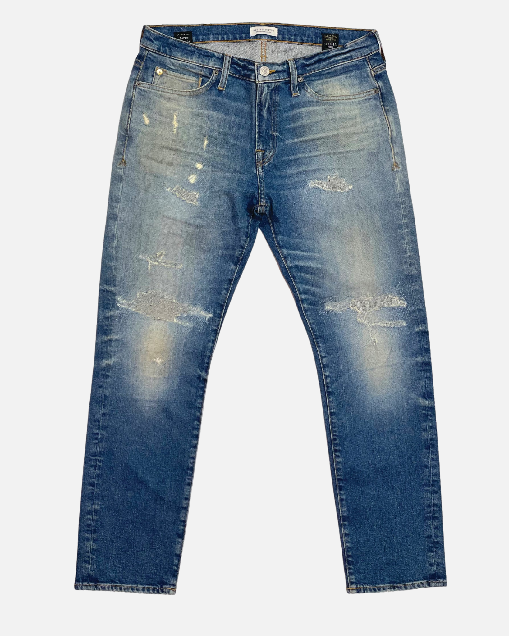 Athletic Straight Denim Jeans - Houston