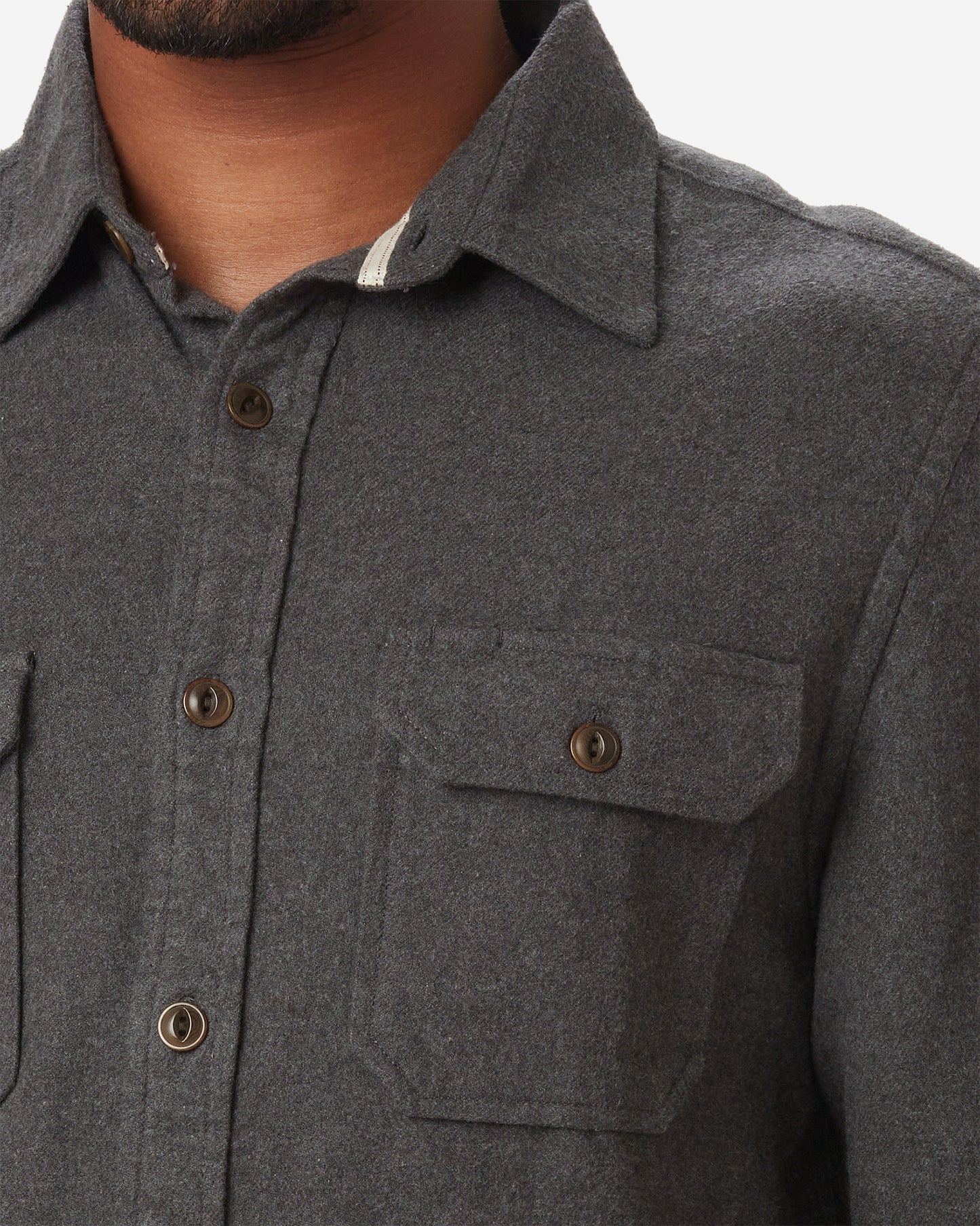 Flannel Shirt - Charcoal Heather