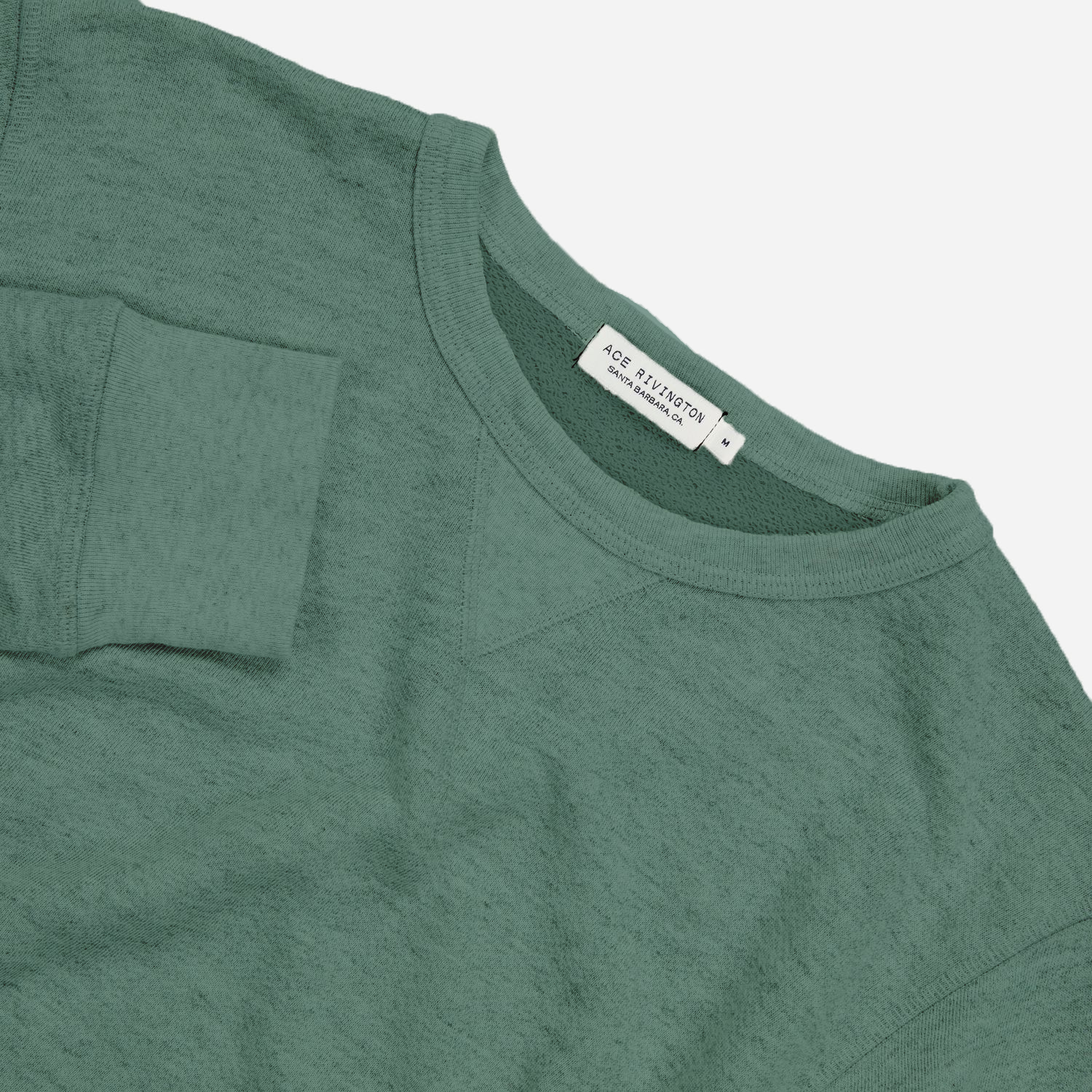 Vintage Crewneck Sweatshirt - Triblend Terry - Sage