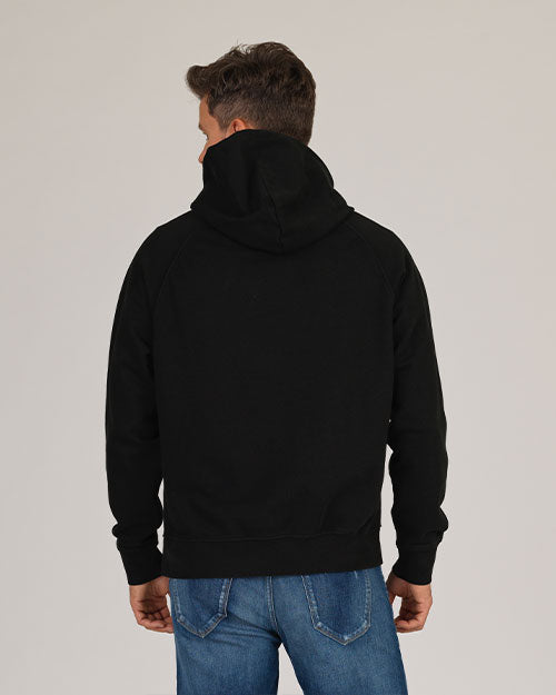 Super Heavyweight Hooded Sweatshirt - Organic Cotton - Black