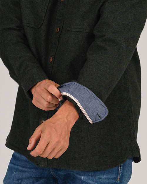 Winter Flannel - Utility Shirt -Twisted Sage