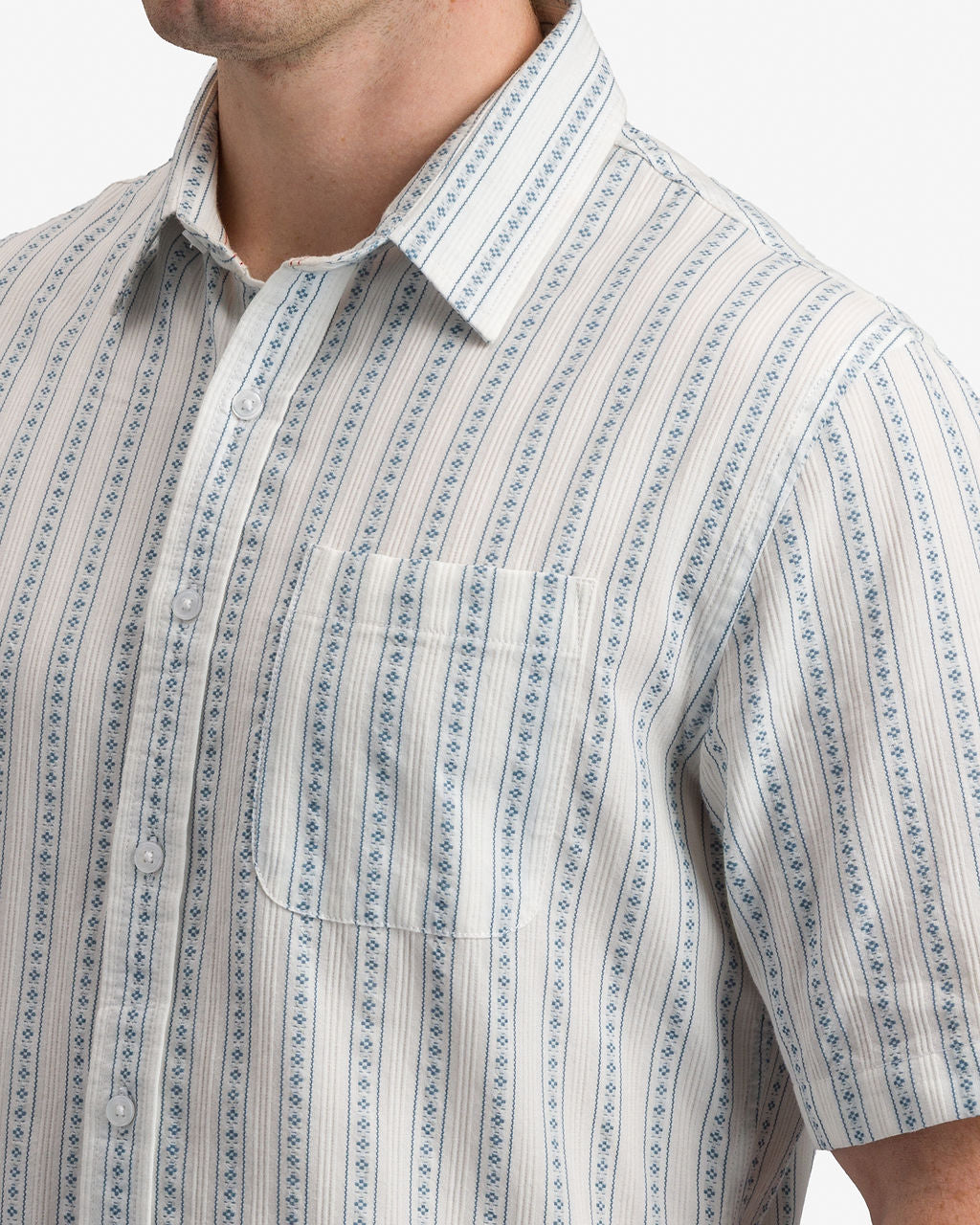 Light Weight - Tailored Shirt - Diamond Stripe
