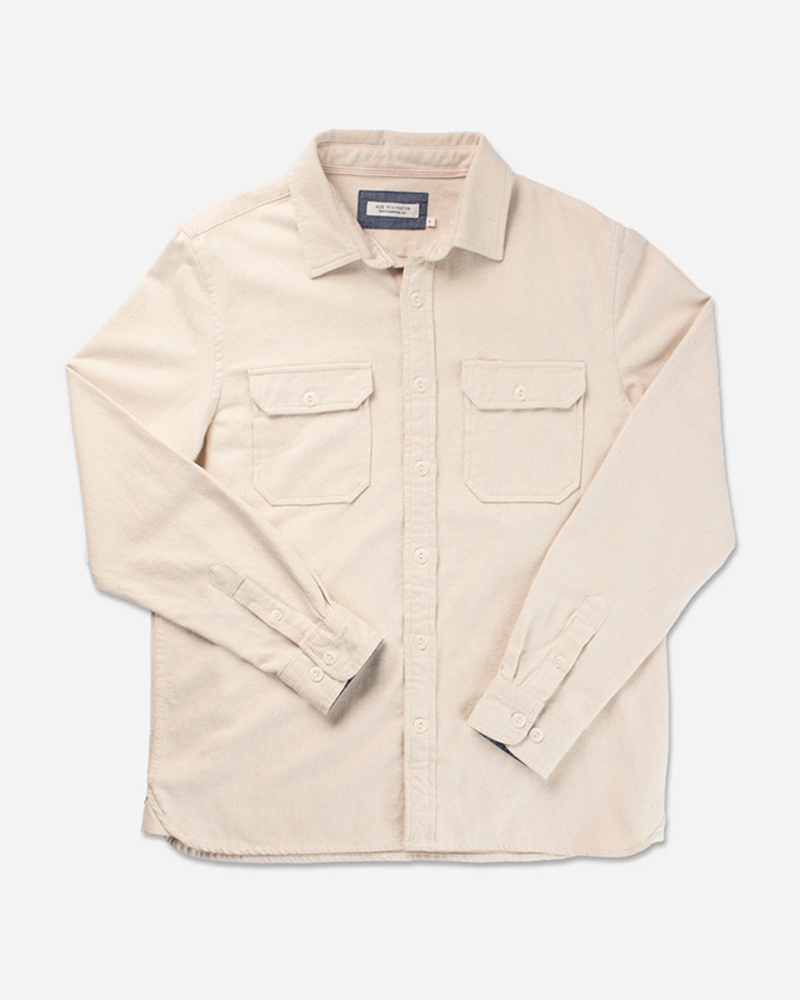 Short H1 - Winter Flannel - Utility Shirt - Ecru