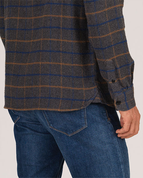 Winter Flannel - Utility Shirt -Grey Hound