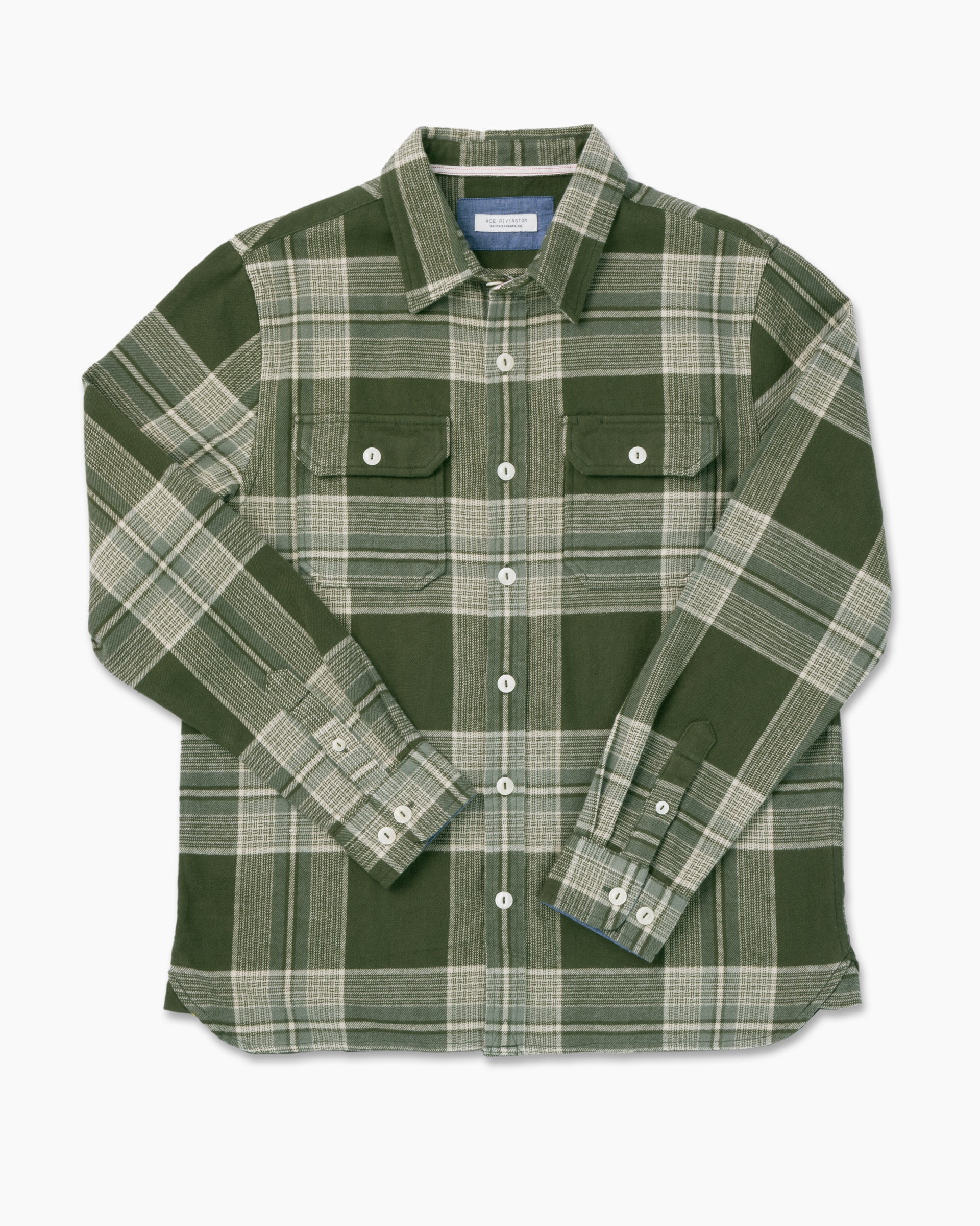 Winter Flannel - Utility Shirt - Desert Jade