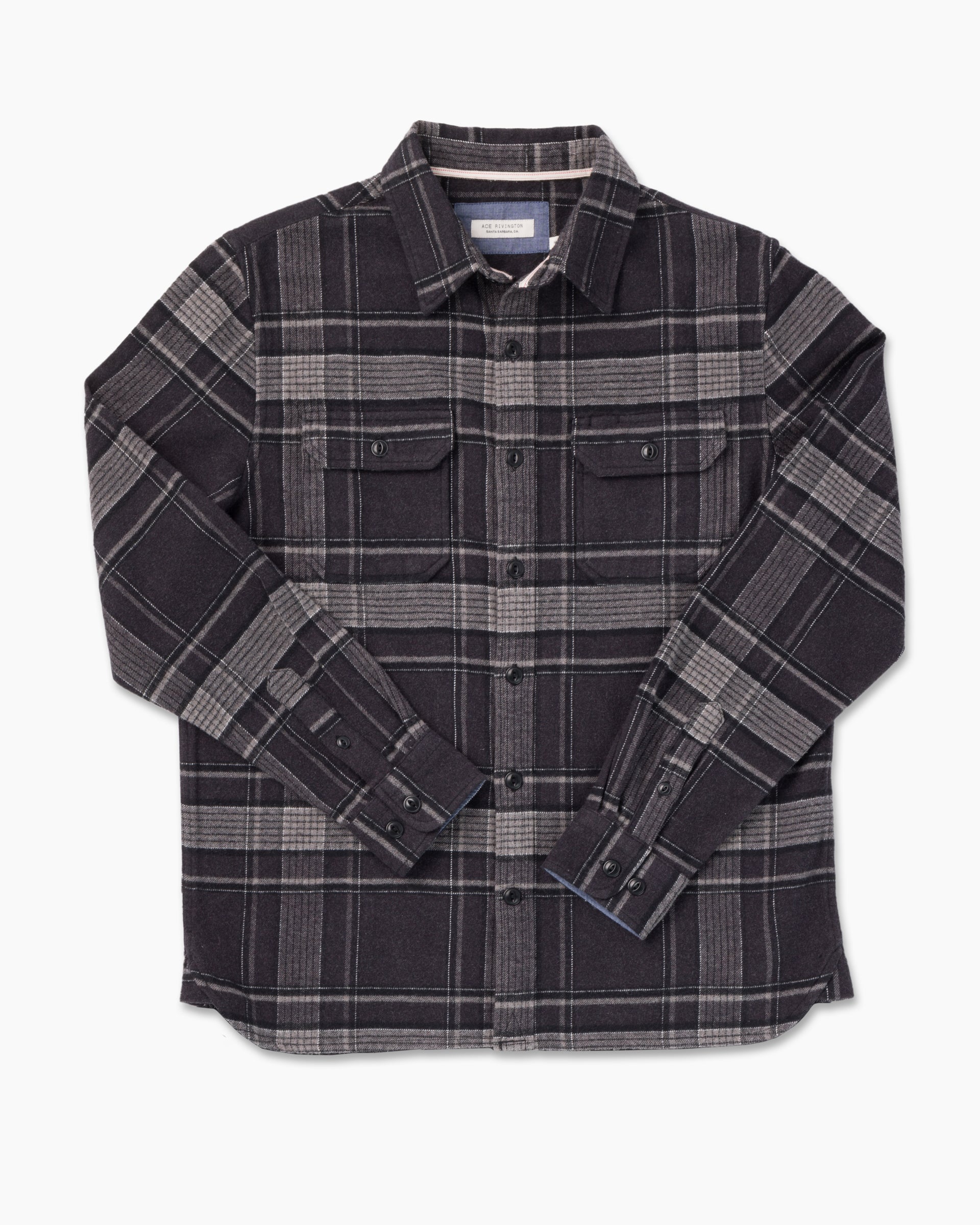 Winter Flannel - Utility Shirt - Stone Window