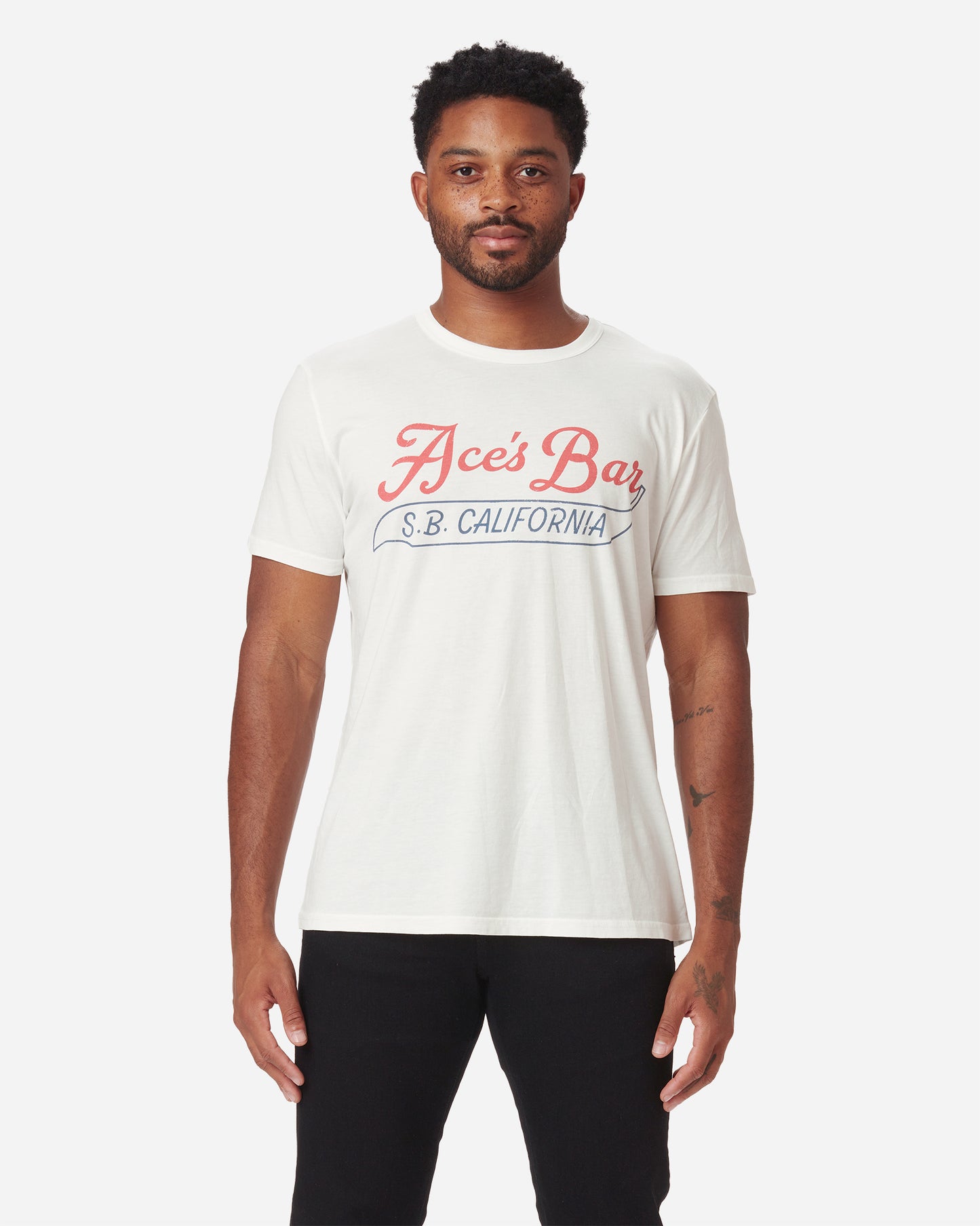 Supima Tee - Crewneck SS - Ace's Bar SB California