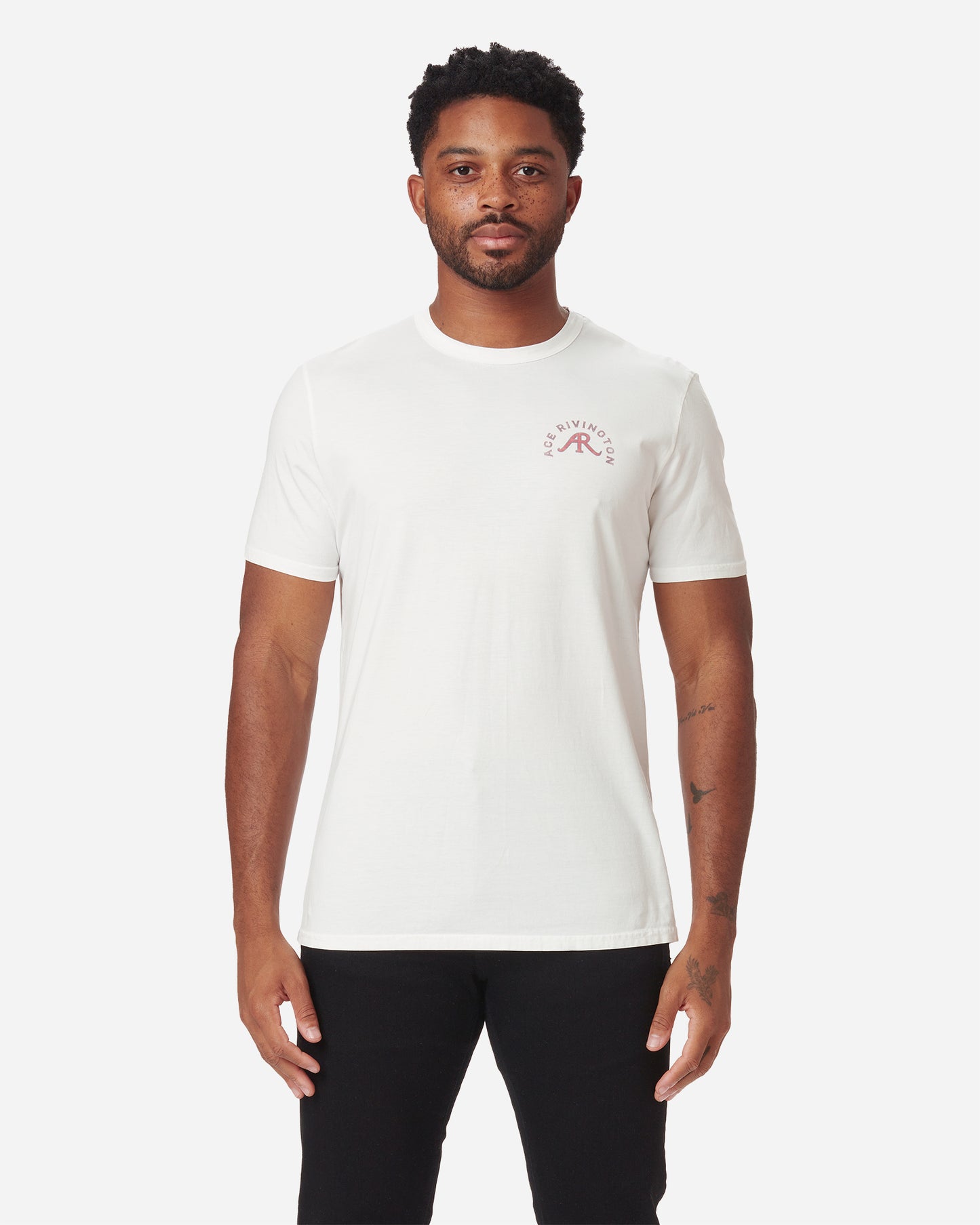 Supima Tee - Crewneck SS - Over Arched Chalk