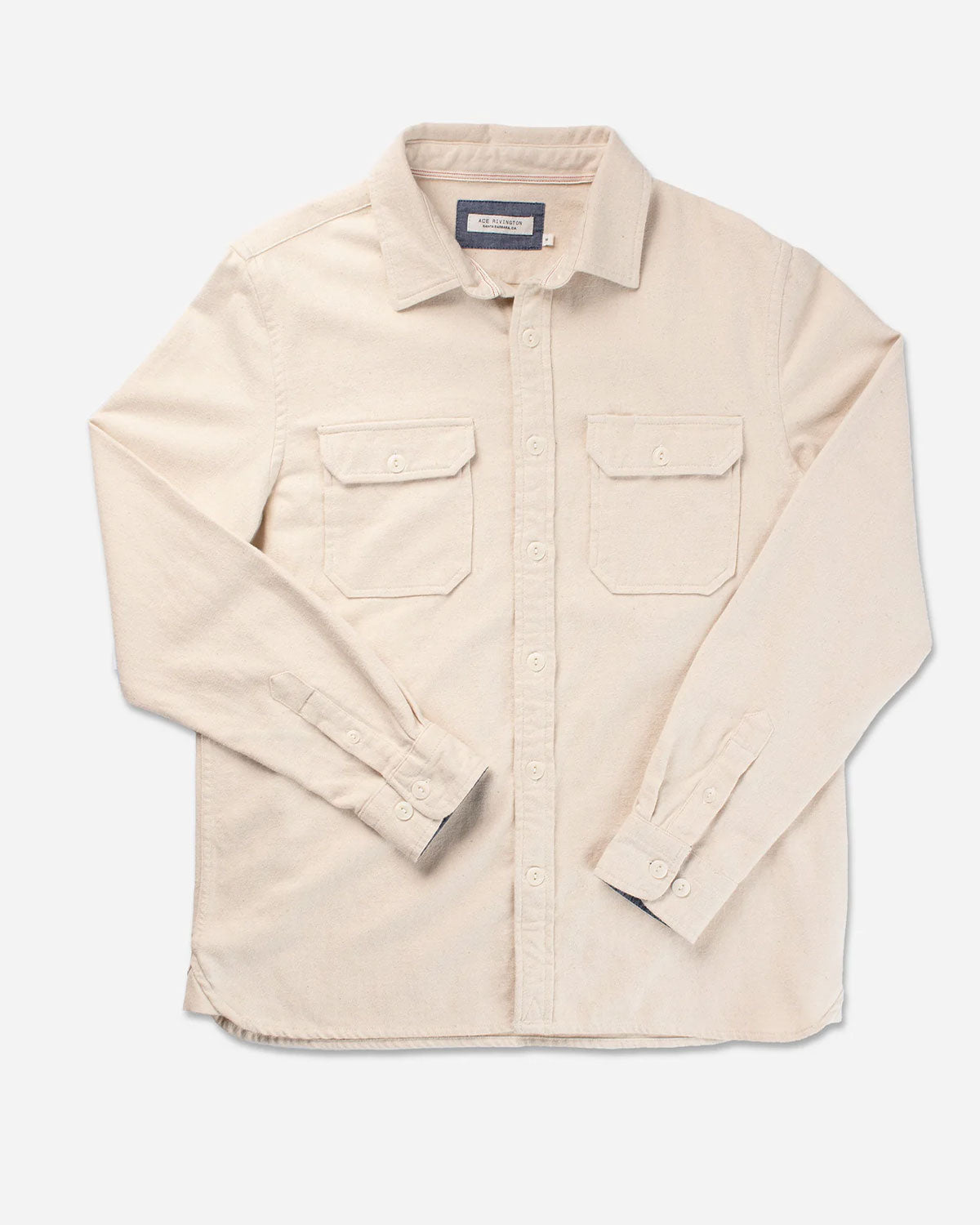 Tall H3 - Winter Flannel - Utility Shirt - Ecru