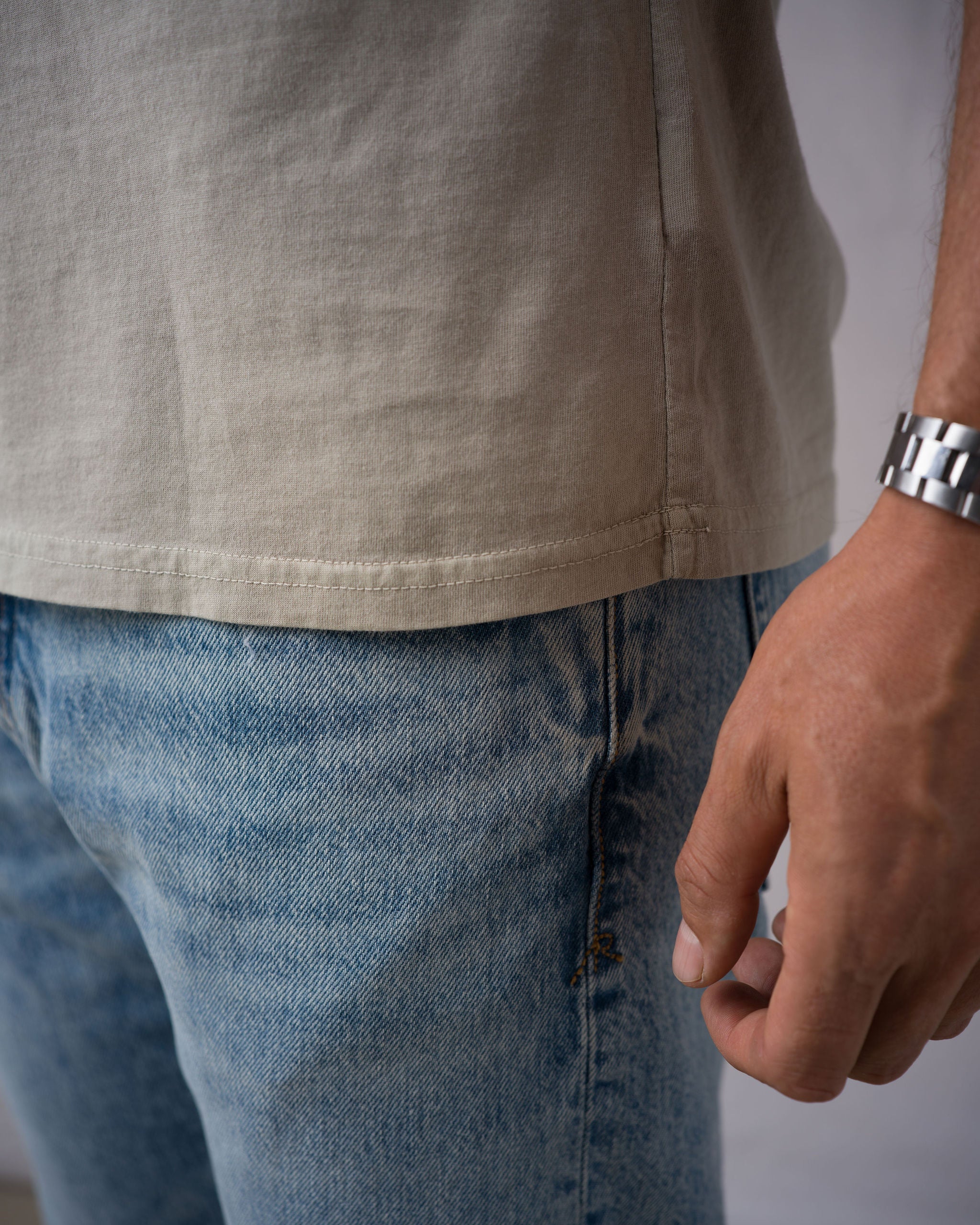 Super Soft "Supima" Cotton Tee - Sand