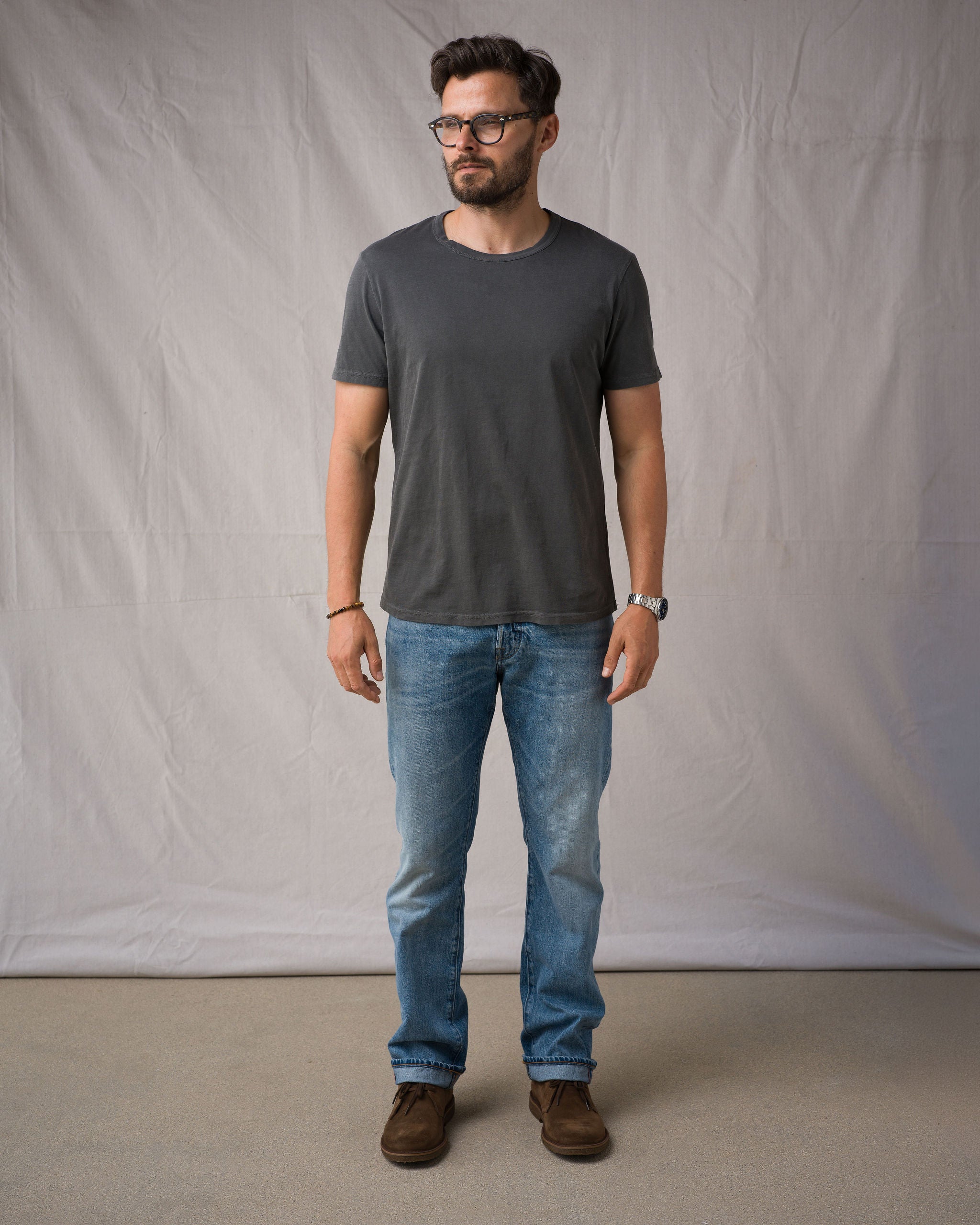 Super Soft "Supima" Cotton Tee - Carbon