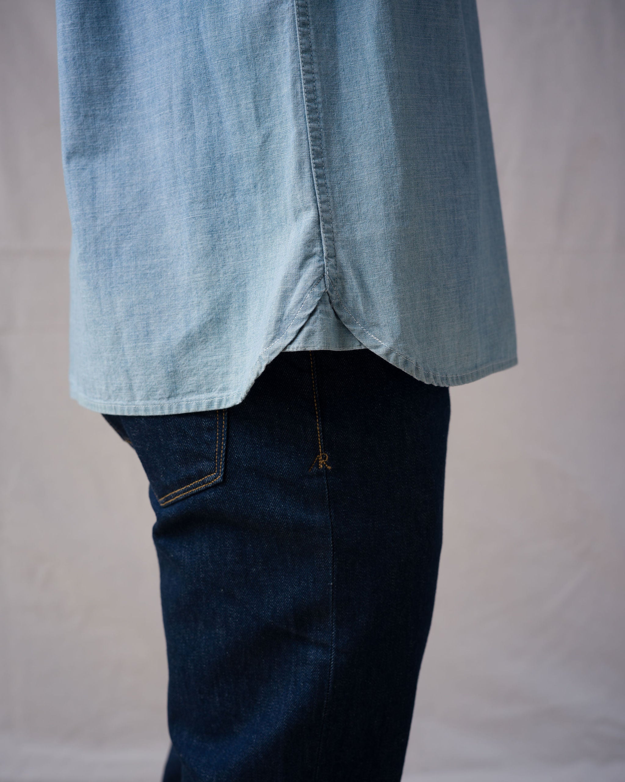 Work Shirt Surplus Chambray 6oz - Medium Indigo