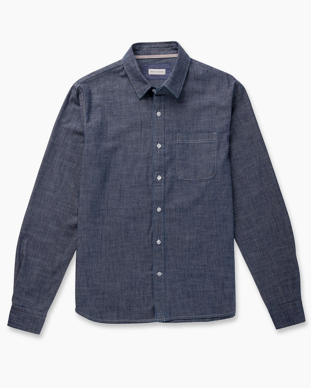 L/S Tailored Shirt Surplus Chambray 6oz - Indigo Rinse