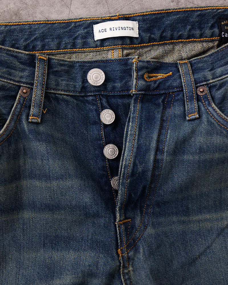 Harlan Straight - Archive Selvedge 12oz - Mechanic - Cuffed 32"