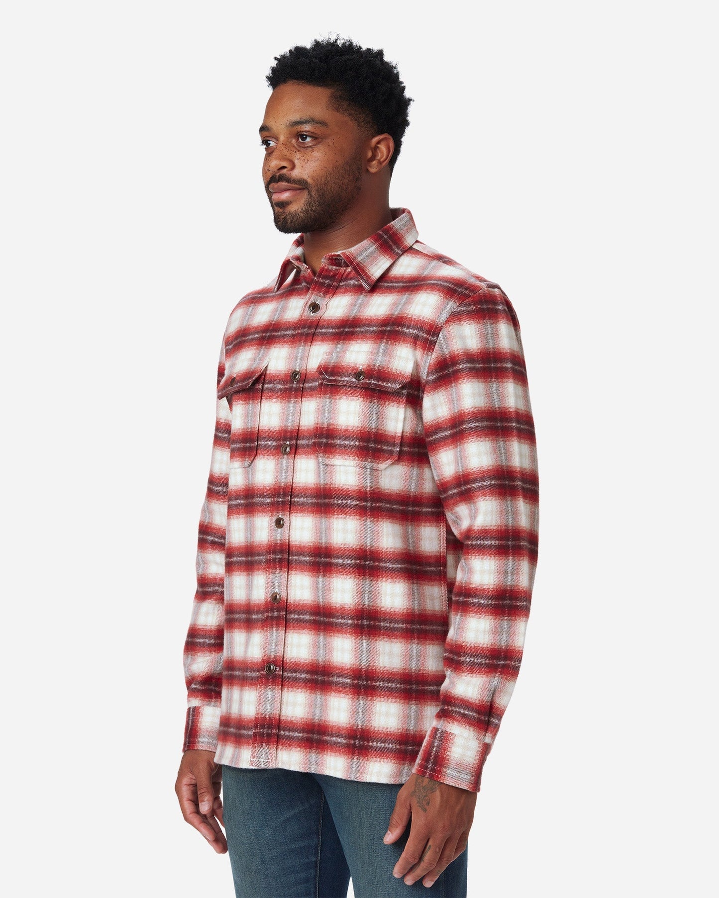 Winter Flannel - Utility Shirt - Brick Window - H3