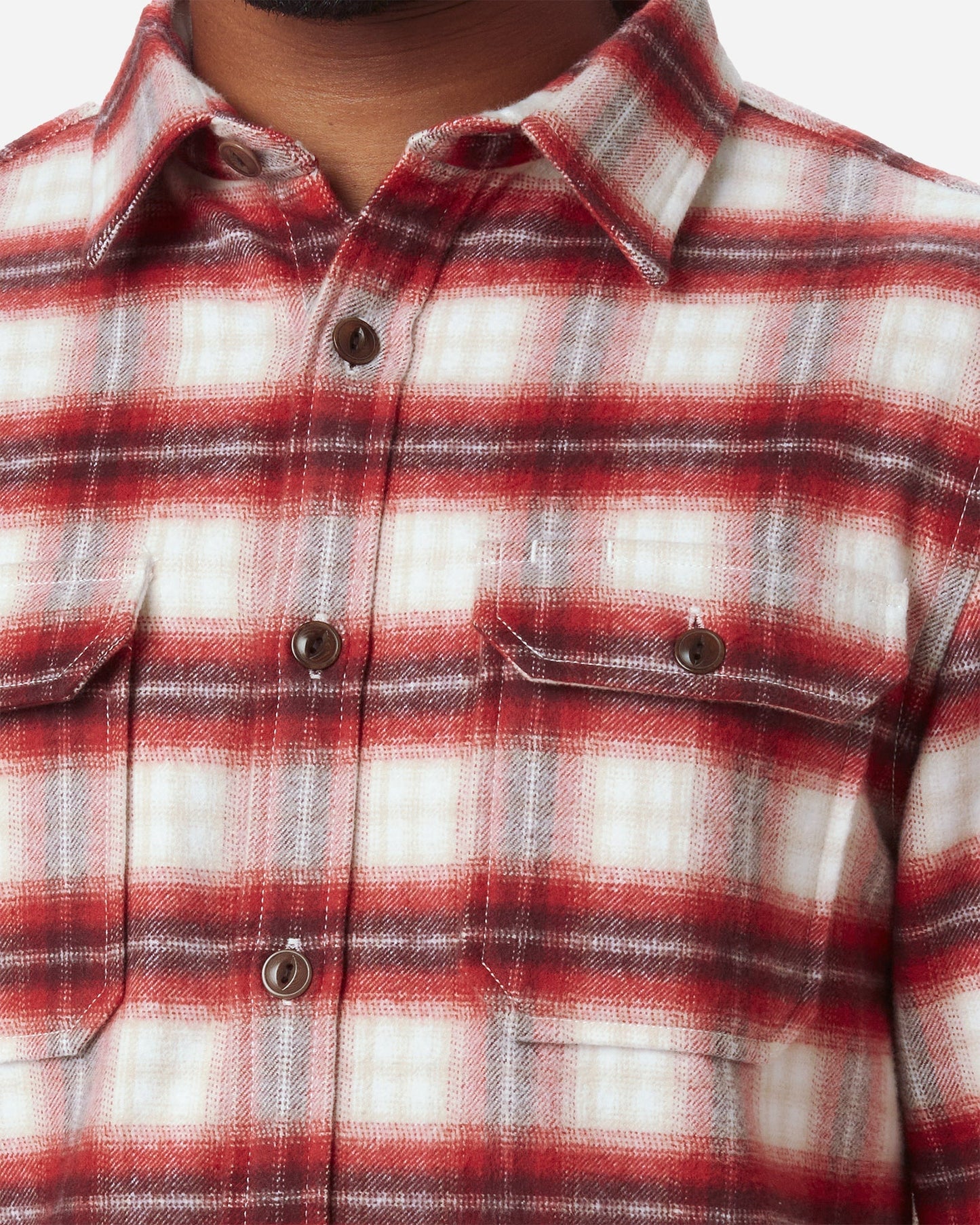 Winter Flannel - Utility Shirt - Brick Window - H3