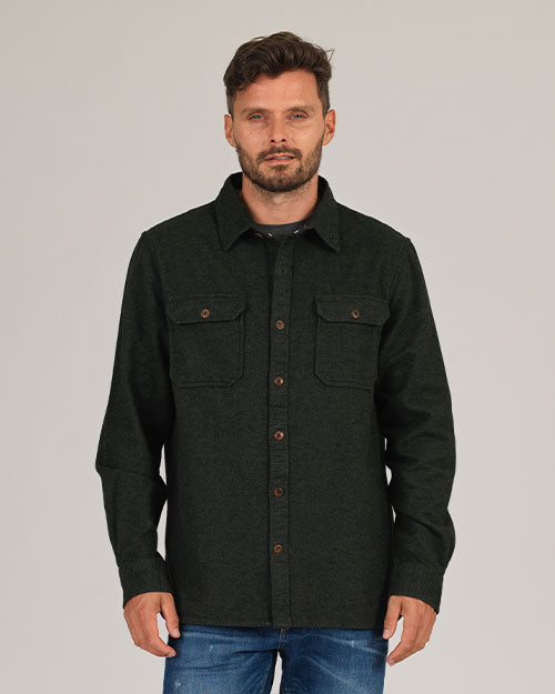 Winter Flannel - Utility Shirt -Twisted Sage