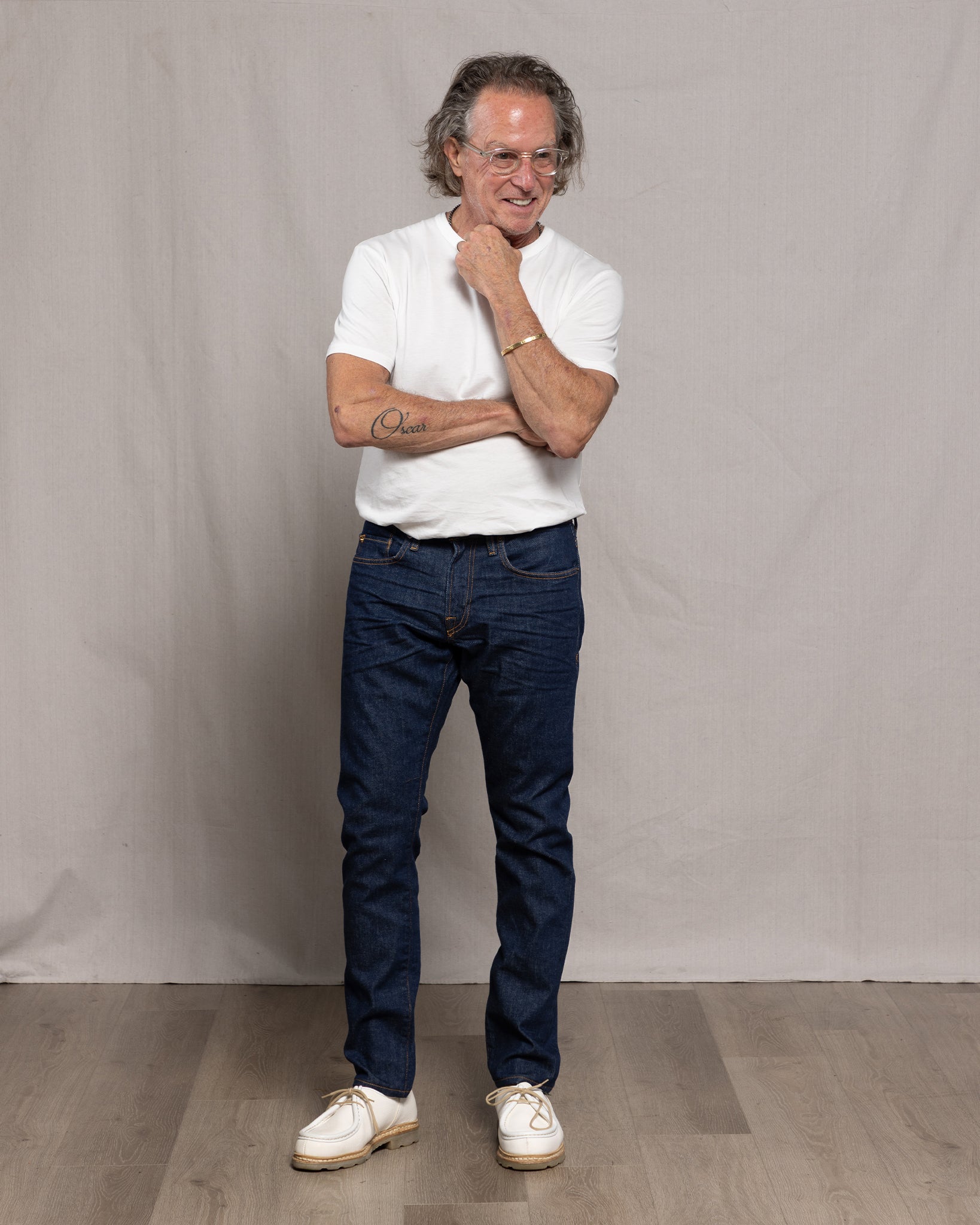 Slim Taper Denim Jeans - Dark Clean