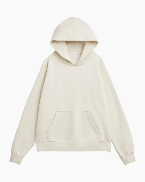 Super Heavyweight Hooded Sweatshirt - Organic Cotton - Off White
