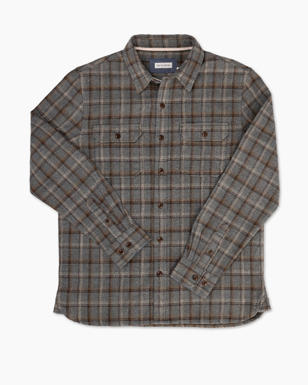 Winter Flannel - Utility Shirt -Silver Window