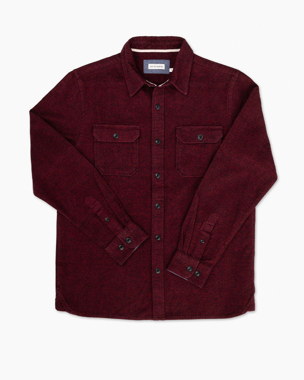 Winter Flannel - Utility Shirt -Twisted Bordeaux