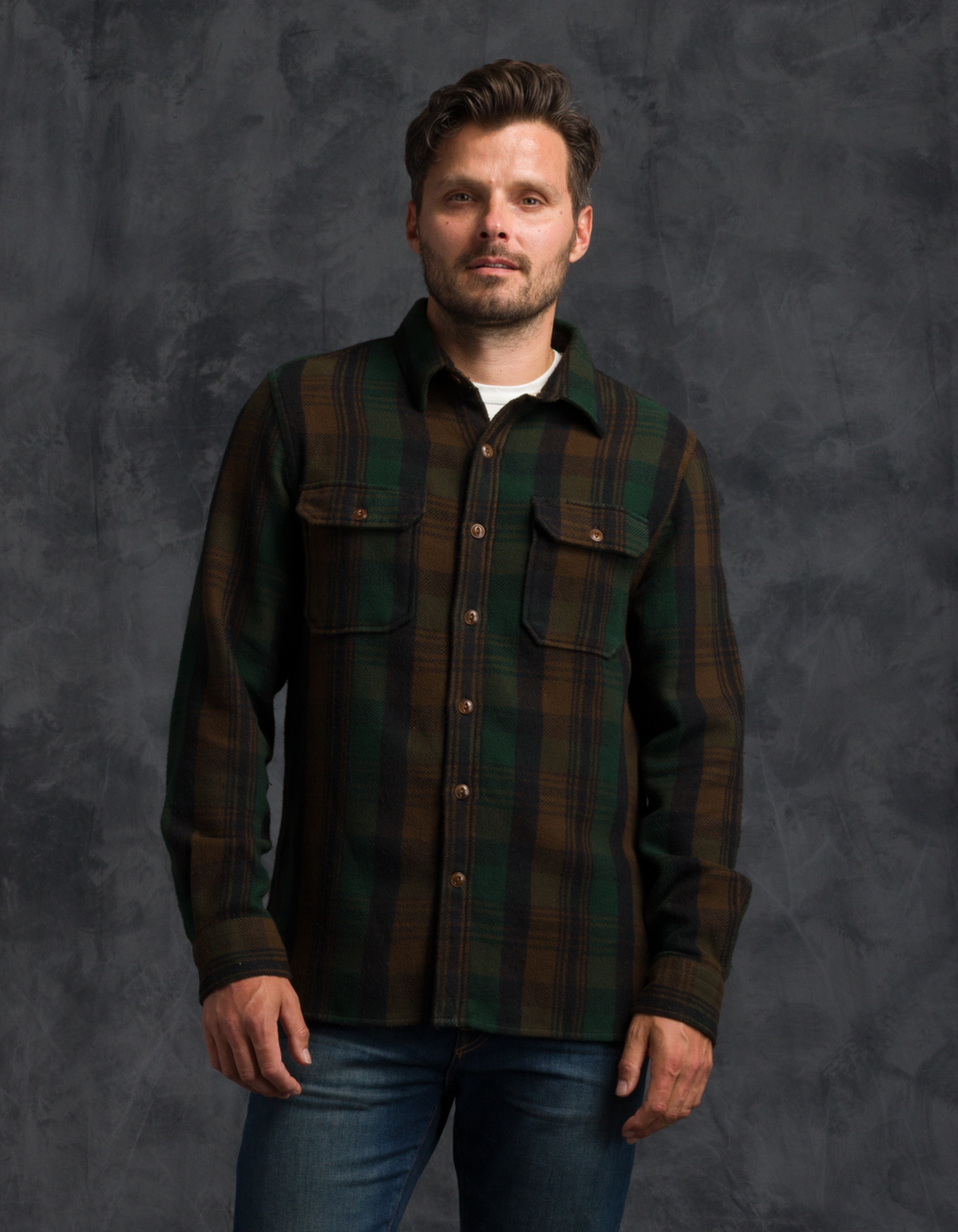 Winter Flannel - Utility Shirt - Deepwood Forest