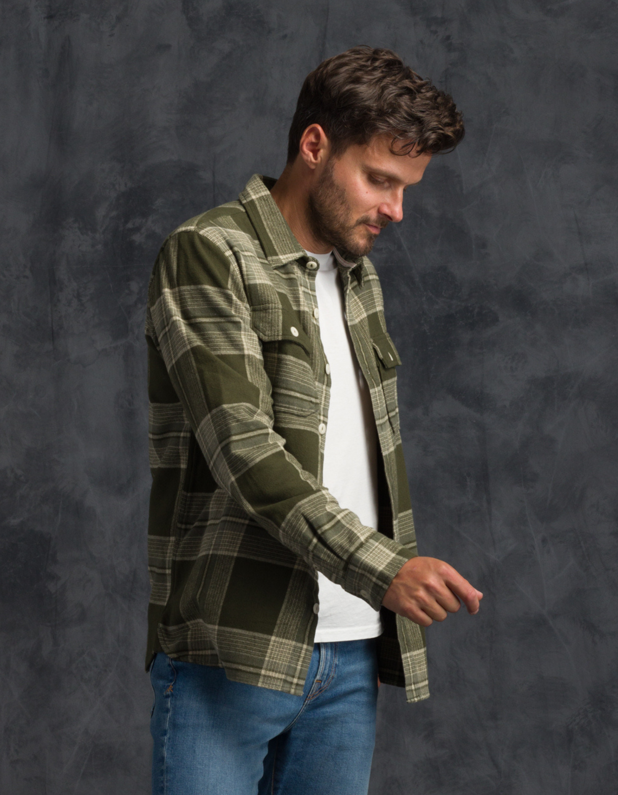 Winter Flannel - Utility Shirt - Desert Jade
