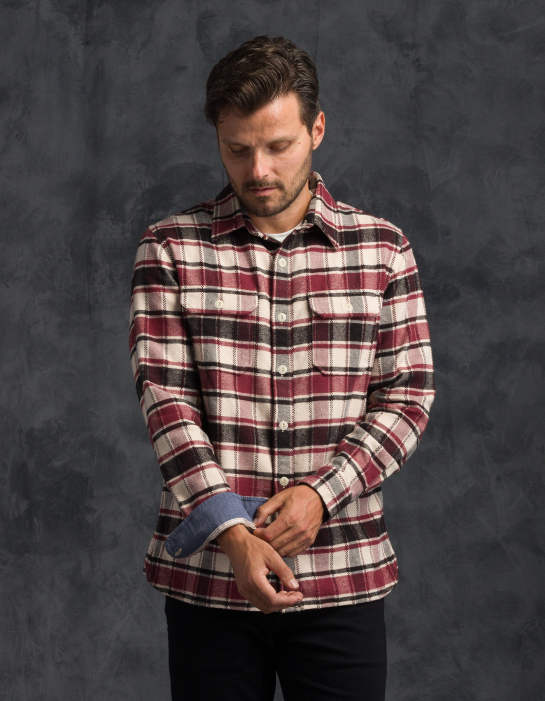 WINTER FLANNEL - UTILITY SHIRT - SPANISH TILE