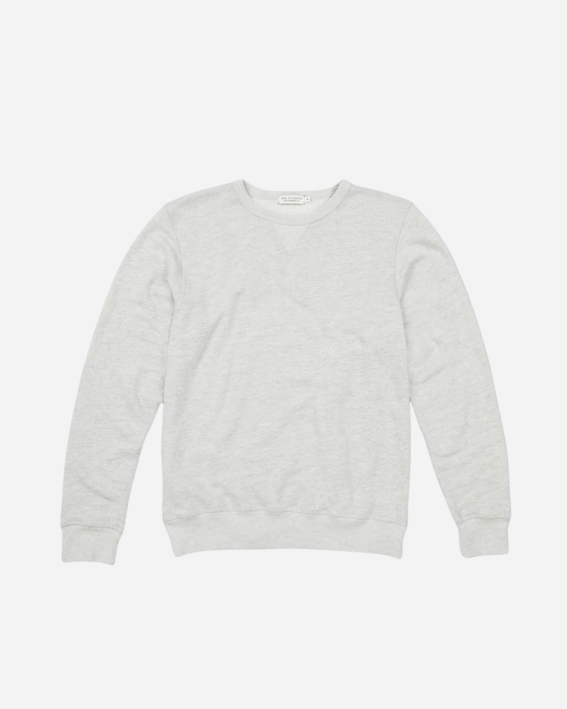 Vintage Crewneck Sweatshirt - Triblend Terry - Grey Heather