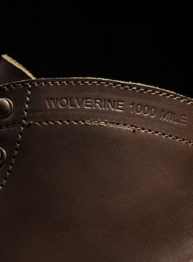 Wolverine - 1000 Mile - Plain Toe Original Boot - Brown