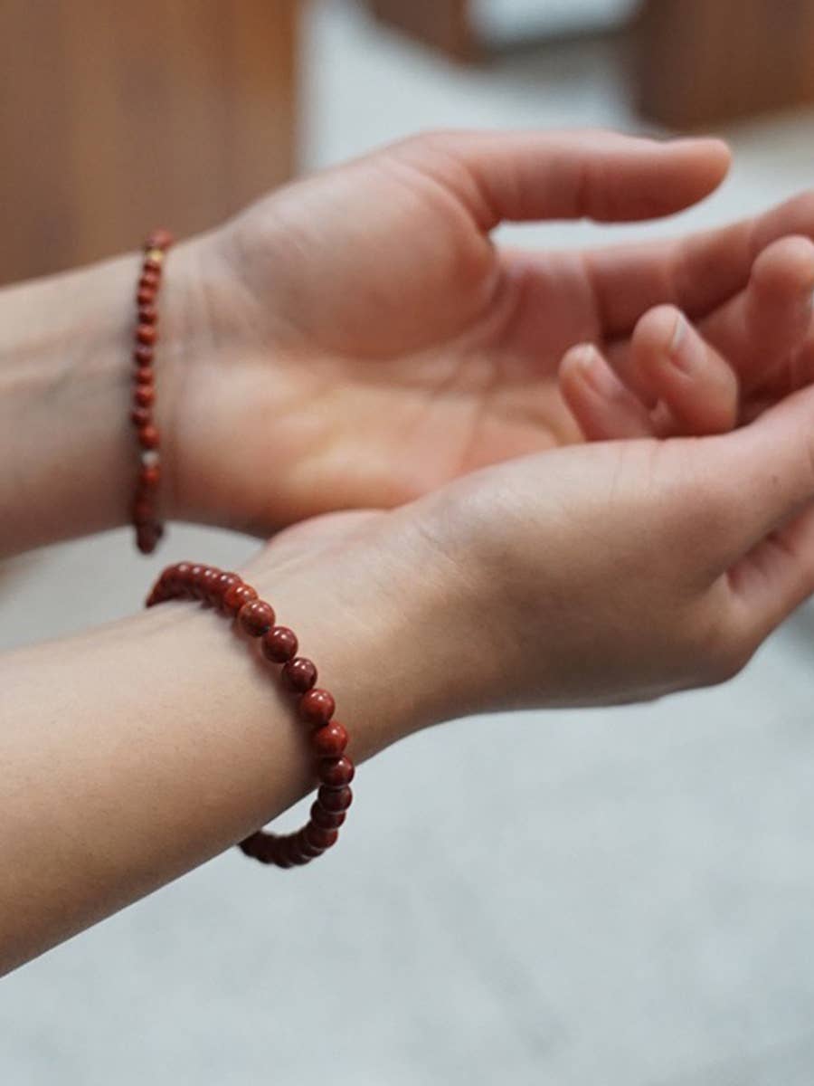 Earth Bracelet - Red Jasper