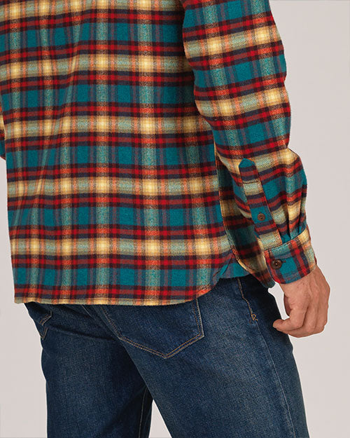 Winter Flannel - Utility Shirt -Harvest Plaid