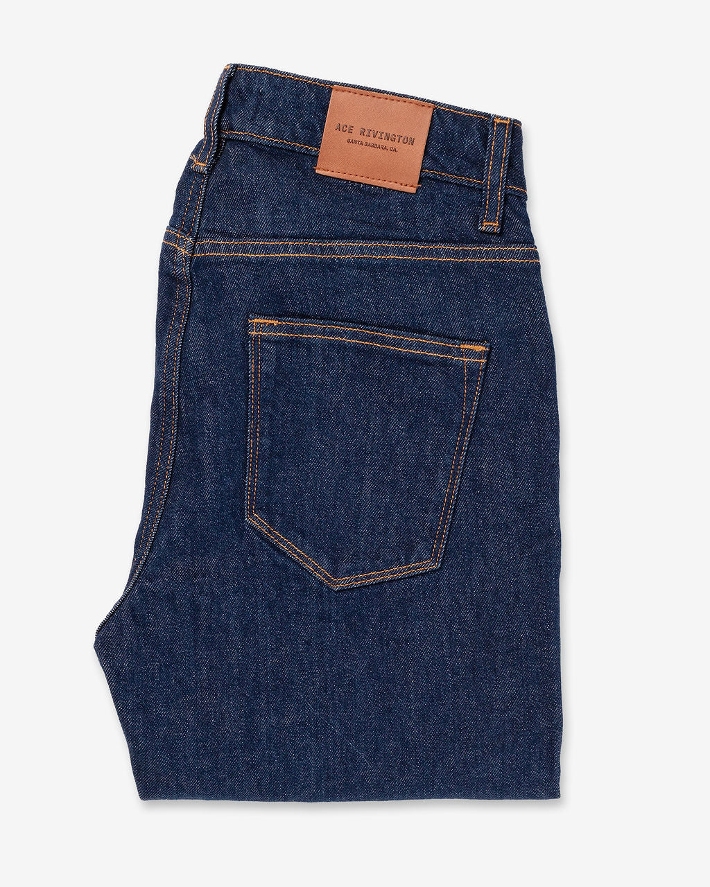 Women's Classic Straight Comfort Denim Jeans - Dark Rinse