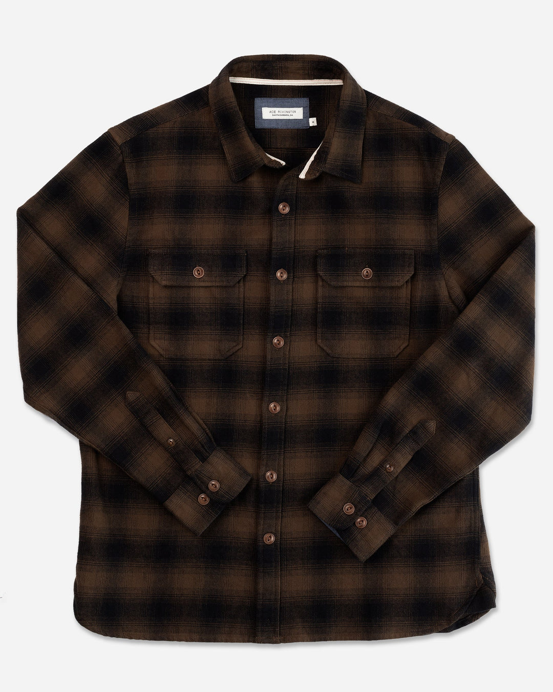 Flannel - Utility Shirt - Coffee Ombre