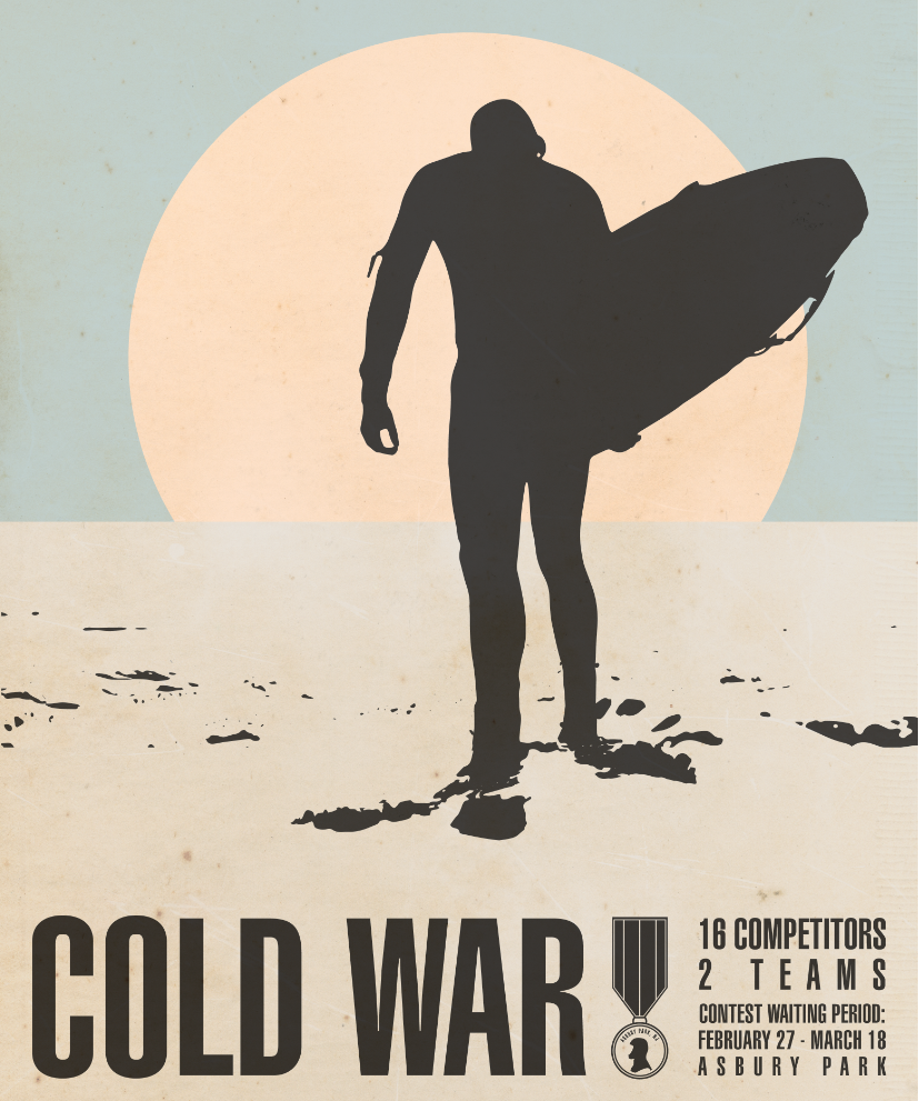 Ace Rivington Sponsors Cold War Surf Contest Asbury Park, NJ