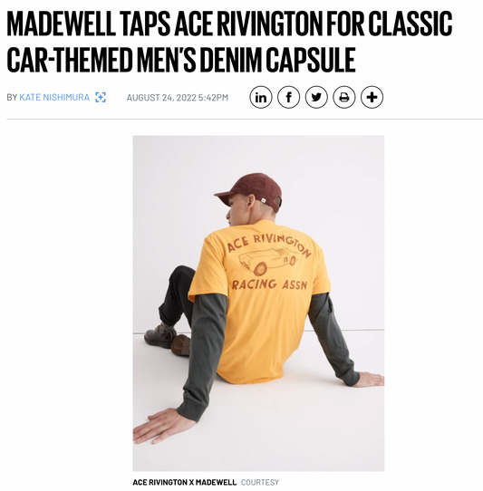 Rivet Magazine: Ace Rivington x Madewell