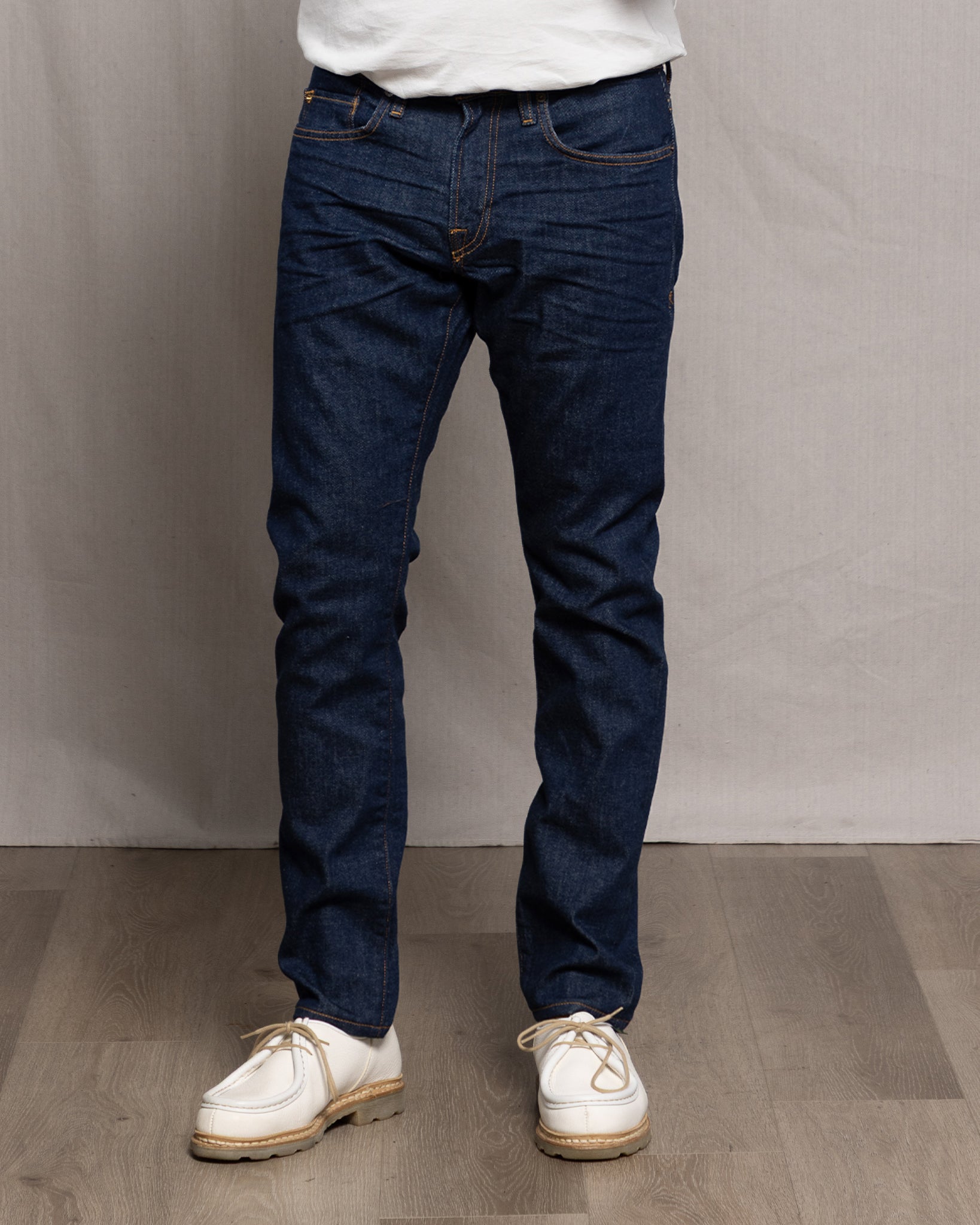 Slim Taper Denim Jeans - Dark Clean