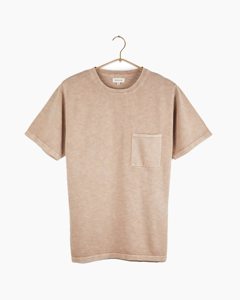 Azad S/S Pocket Knit Tee - Tea