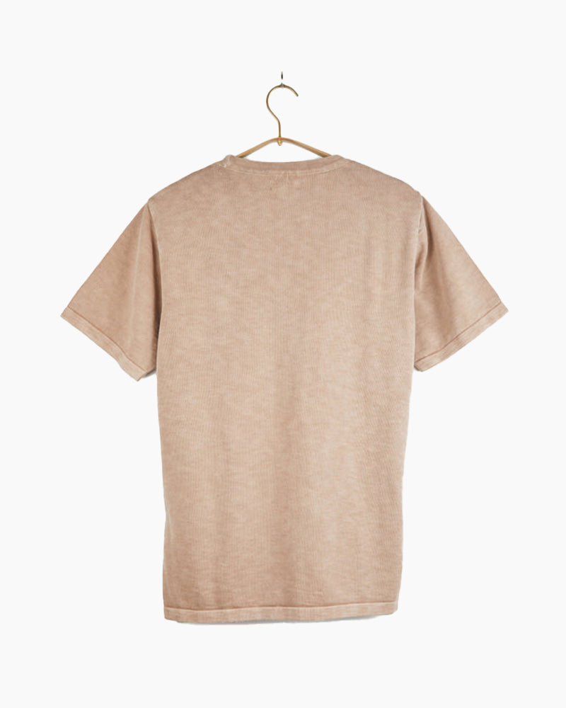 Azad S/S Pocket Knit Tee - Tea