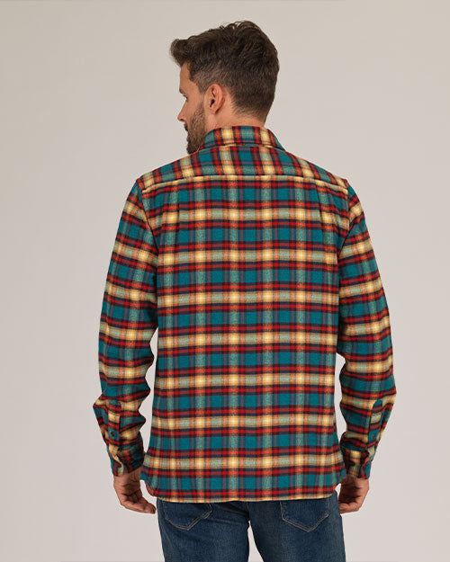Winter Flannel - Utility Shirt -Harvest Plaid