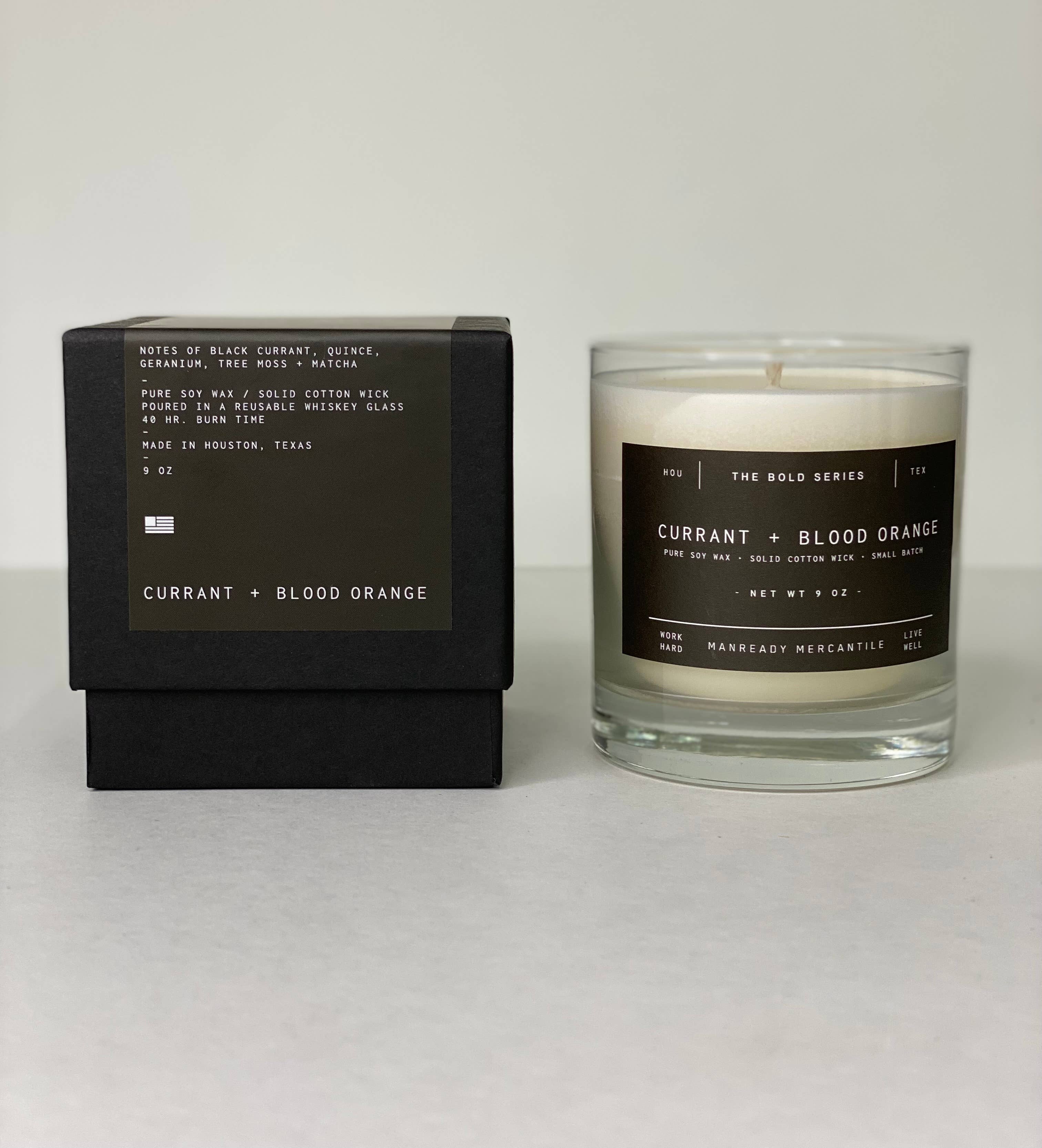 The Bold Series Soy Candle | Currant + Blood Orange