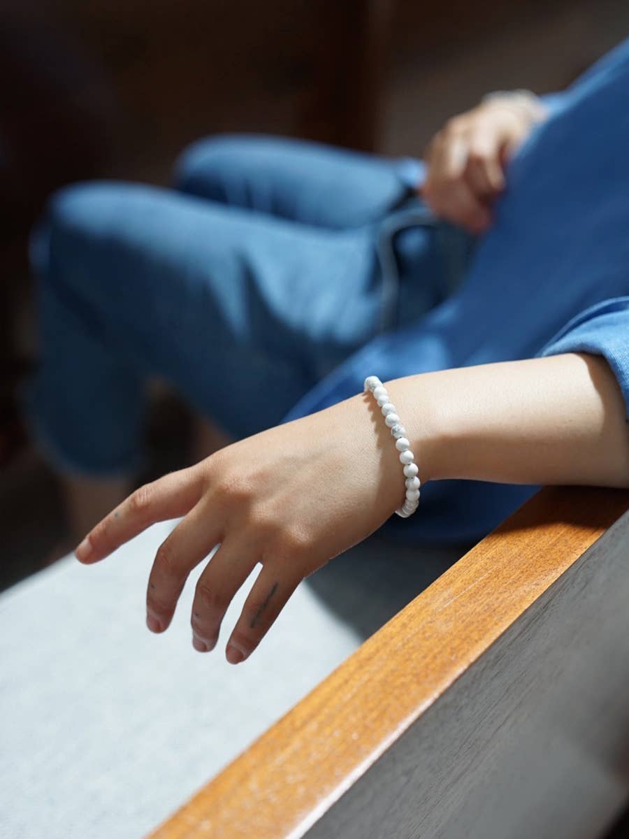 Earth Bracelet - White Howlite