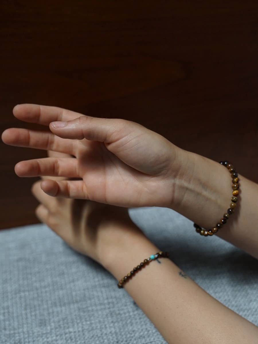 Earth Bracelet - Gold Tiger Eye