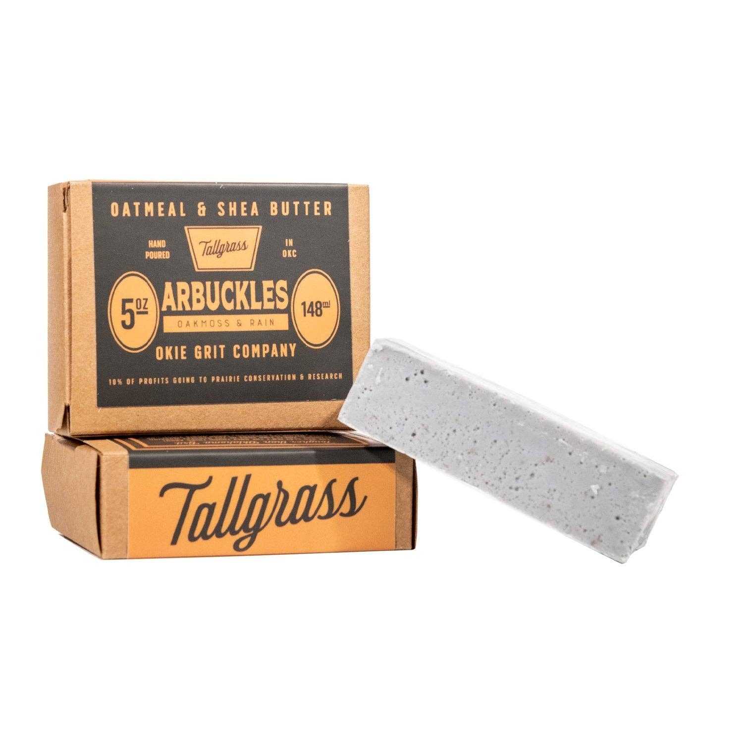Oatmeal & Shea Butter Bar of Soap - Arbuckles: Oakmoss + Rai