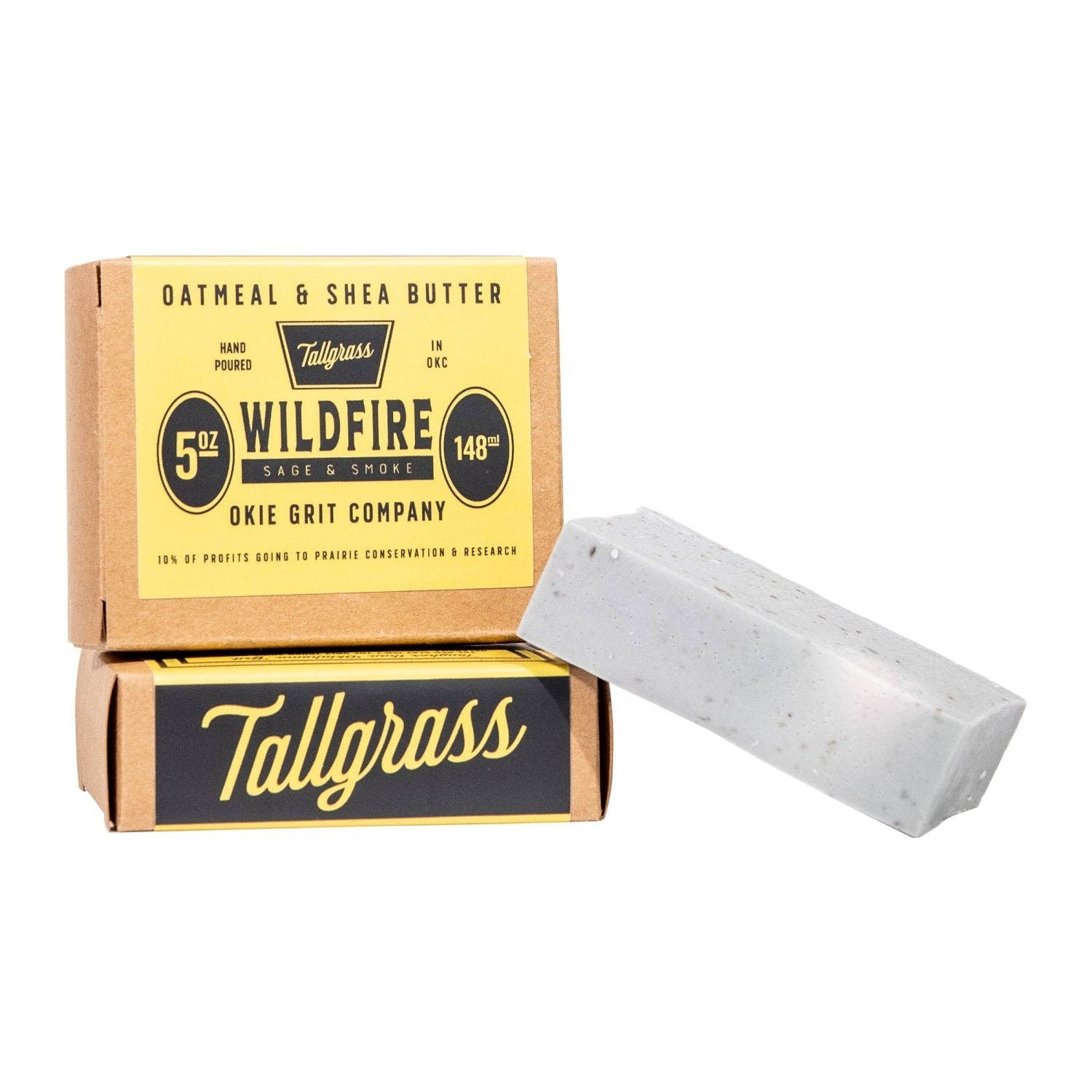 Oatmeal & Shea Butter Bar of Soap - Wildfire: Sage + Smoke