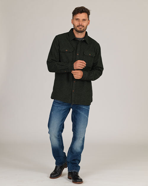 Winter Flannel - Utility Shirt -Twisted Sage