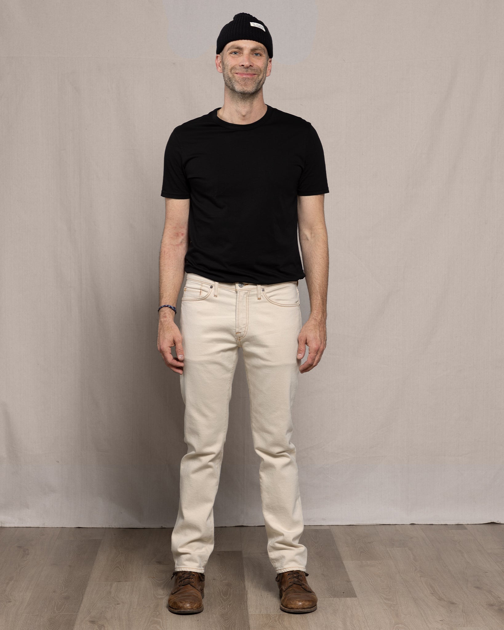 Brodie Taper - Comfort 12oz - Ecru Rinse